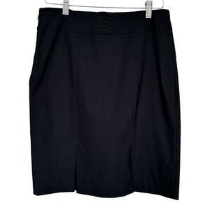 Joseph Ribkoff Skirt A-Line Women's Size 8‎ Black Career Office Business Zipper